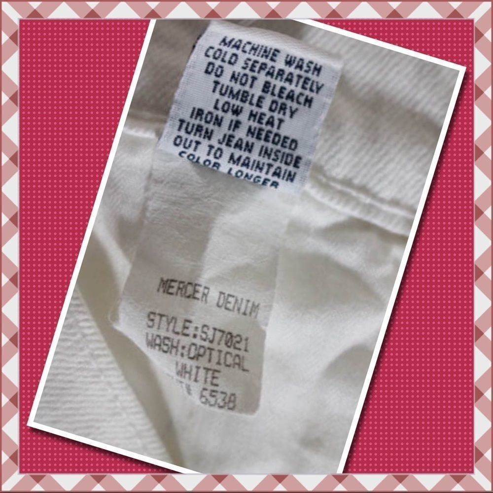 Anlo White Mid Rise Skinny Leg Jeans 31 - Picture 8 of 8